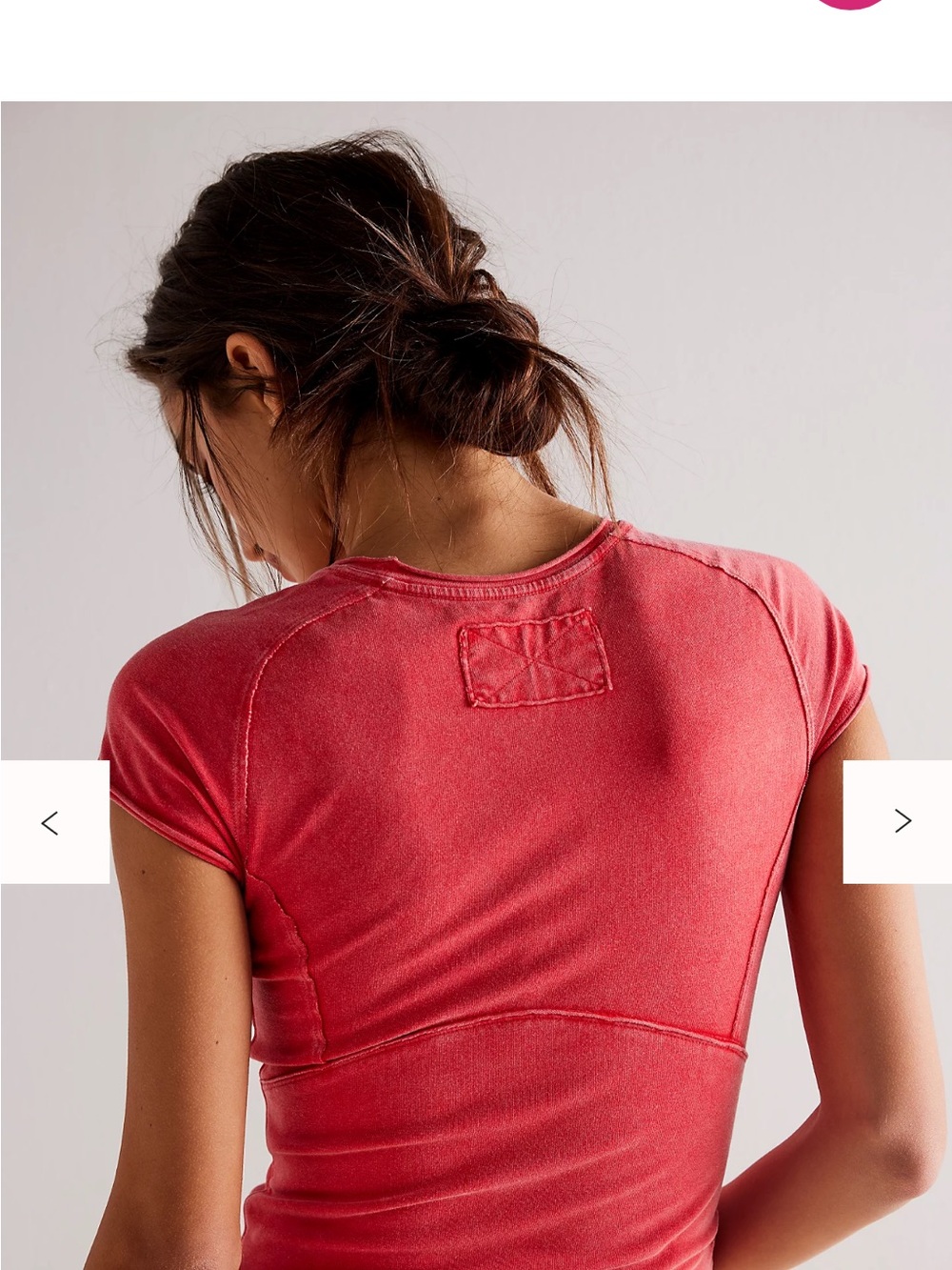 We The Free Protagonist Cropped Cap Sleeve Tee - Picture 2 of 7